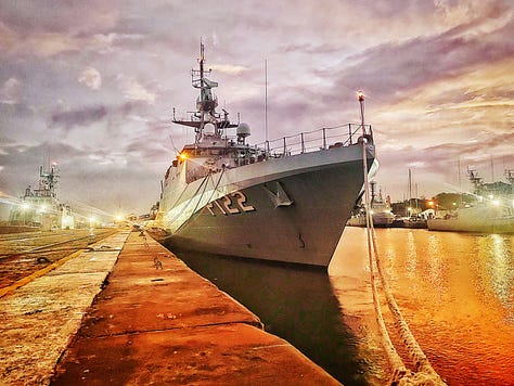NPaOc Araguari (P-122) e como fotografar o nascer do sol com celular