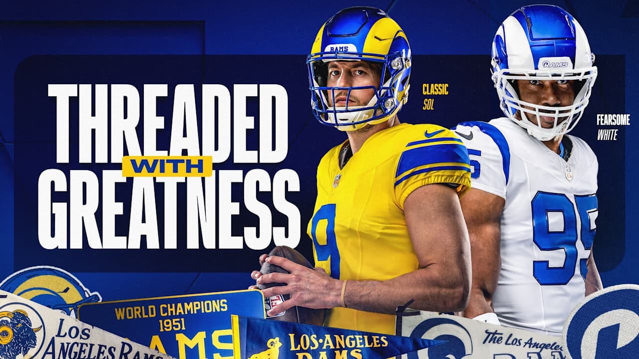 Rams unveil two new alternate uniforms celebrating the franchise's championship legacy and iconic history Rams unveil two new alternate uniforms celebrating the franchise's championship legacy and iconic history