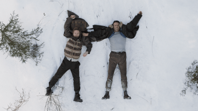 Ryan Reynolds and Kenneth Branagh star in the Apple TV feature “Mayday.”