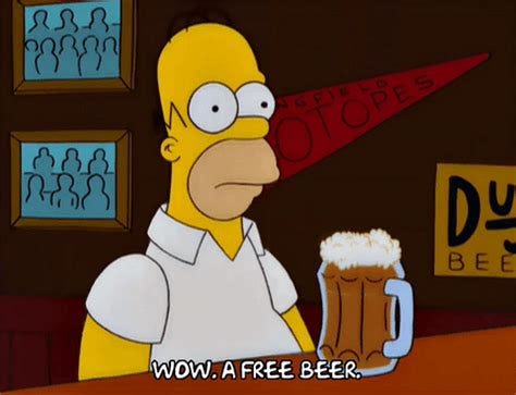 Homer Simpson Beer GIF - Find & Share on GIPHY