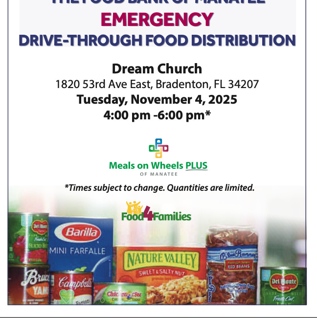 The Food Bank of Manatee Responds to Temporary Federal Funding Pause Impacting SNAP Benefits