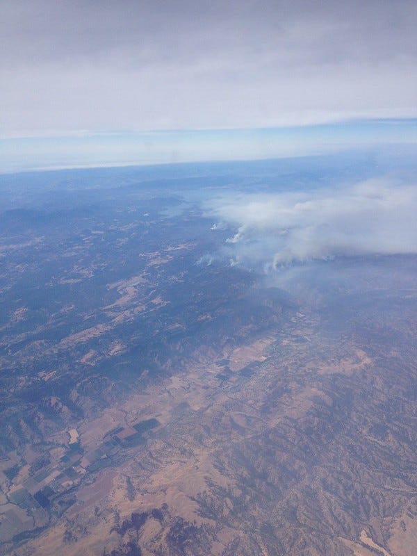 California Wildfires from Above California Wildfires from Above