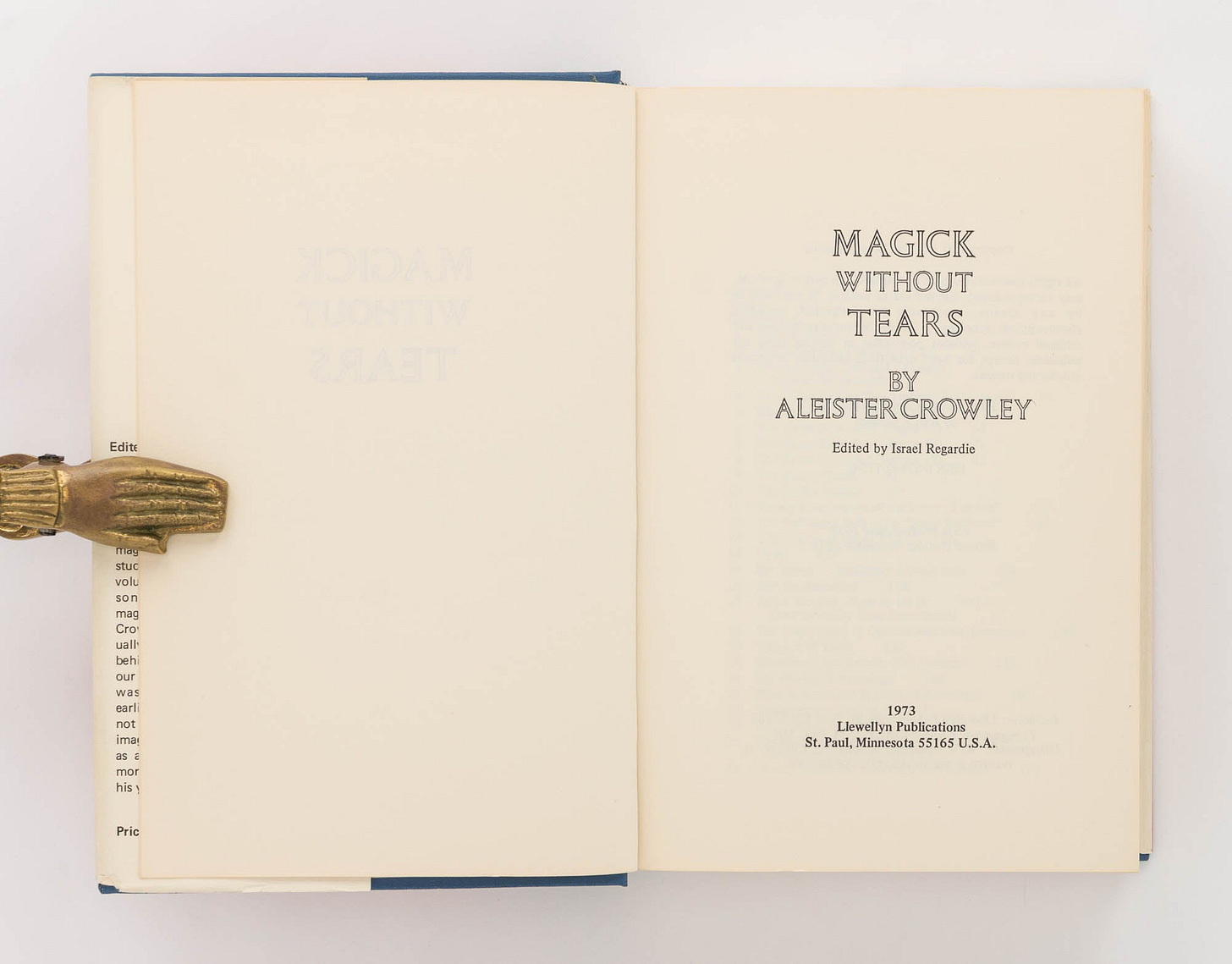 Image 2 of 2 for Magick without Tears. [A Personal Correspondence edited and prefaced by Israel Regardie]
