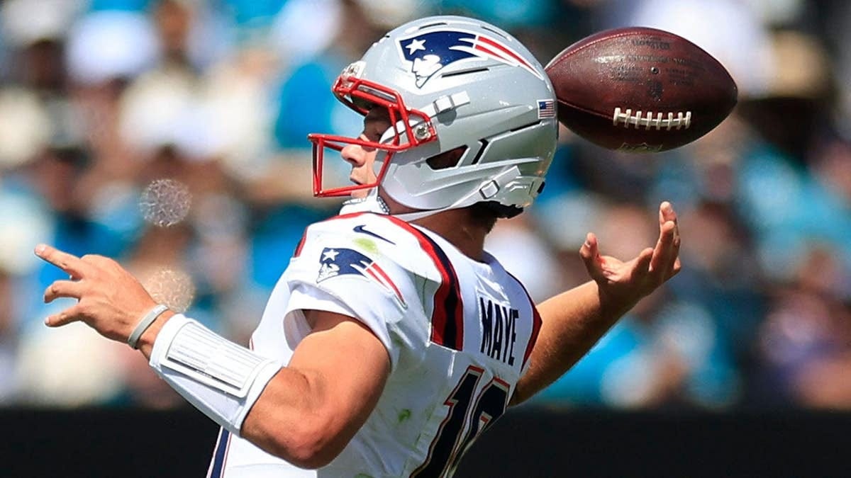 Patriots' Drake Maye 'looking myself in the mirror' as game has completely  collapsed since AFC Championship | OutKick