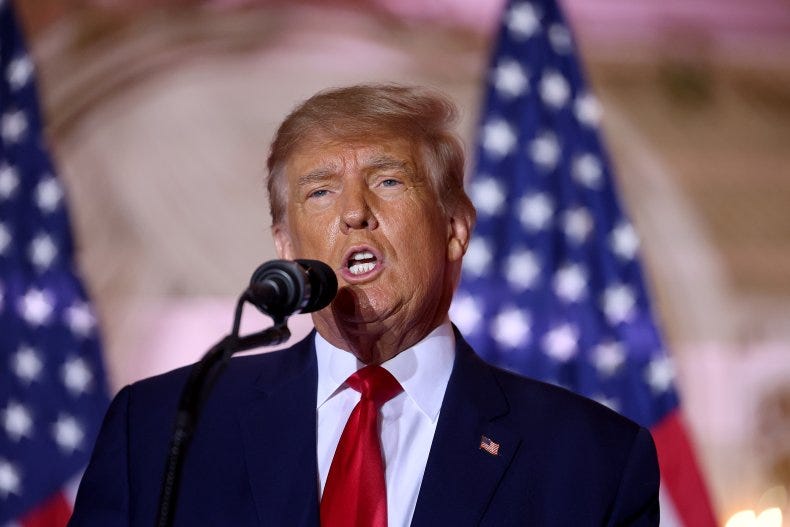 Donald Trump announces his 2024 presidential bid