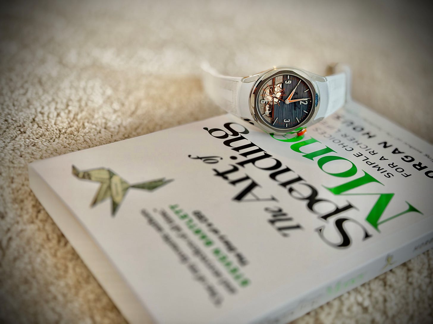 Image of book cover with my own C6 Watch