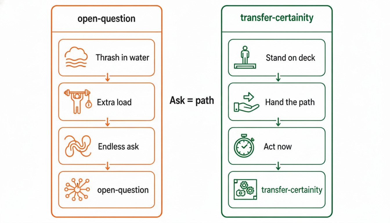 The Edge of the Pool: Transfer of Certainty