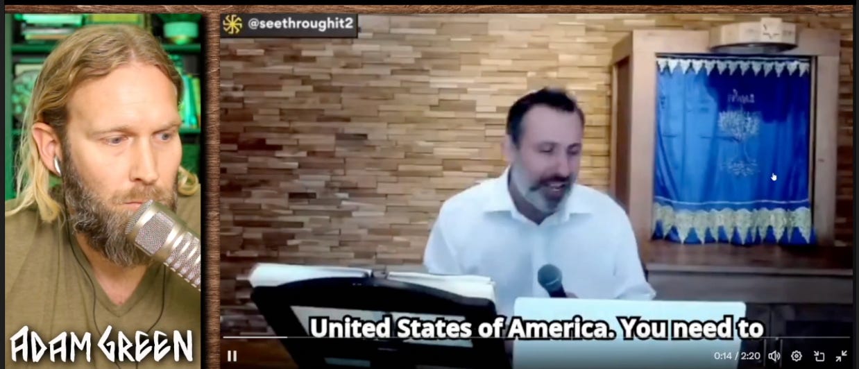 "I have bad news for you, United States of America"