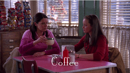 Lauren Graham Coffee GIF by Gilmore Girls - Find & Share on GIPHY