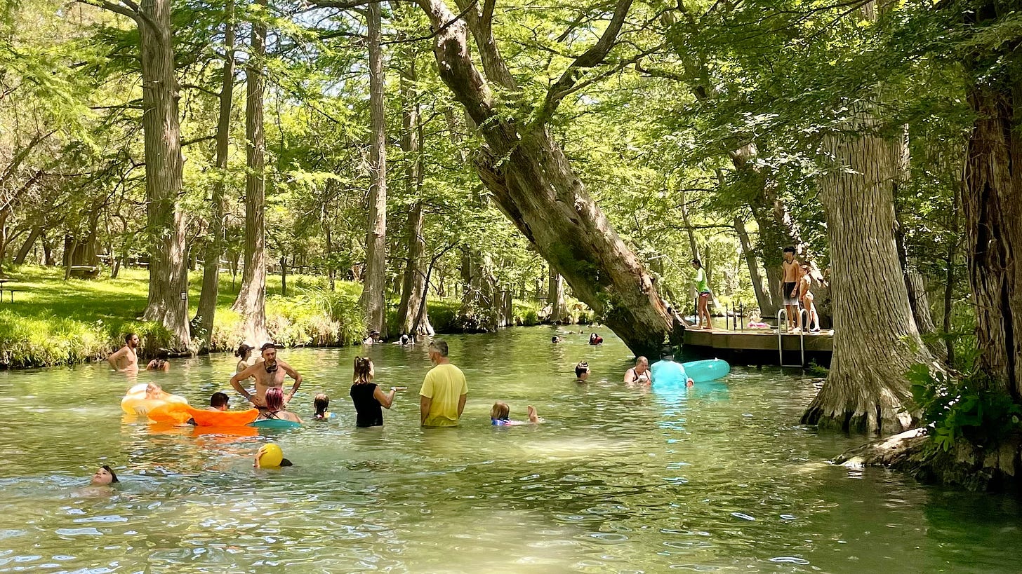 Blue Hole Swimming Area