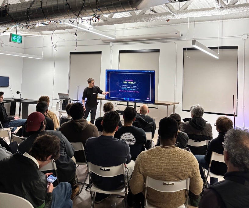 Presenting Obsidian x Claude Code at a local Claude Code meetup