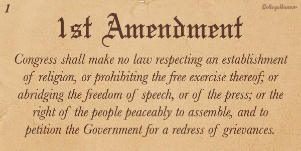 Constitution First Amendment
