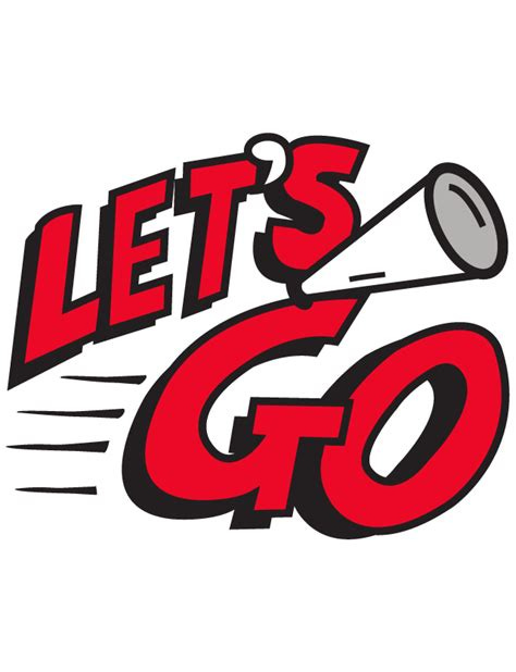 Red Let's Go Temporary Tattoo - Easy to apply & remove! Free Shipping!