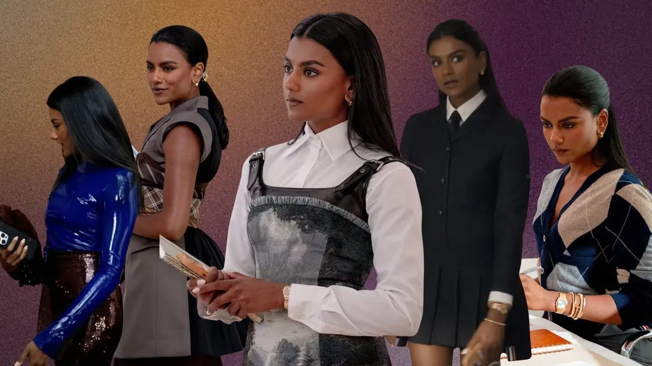 Simone Ashley's Wardrobe In Devil Wears Prada 2 Is Every Assistant's Dream