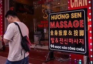 Photo: carlrobinson.substack.com Vietnam Proposes Total Ban on Overseas Massage Jobs