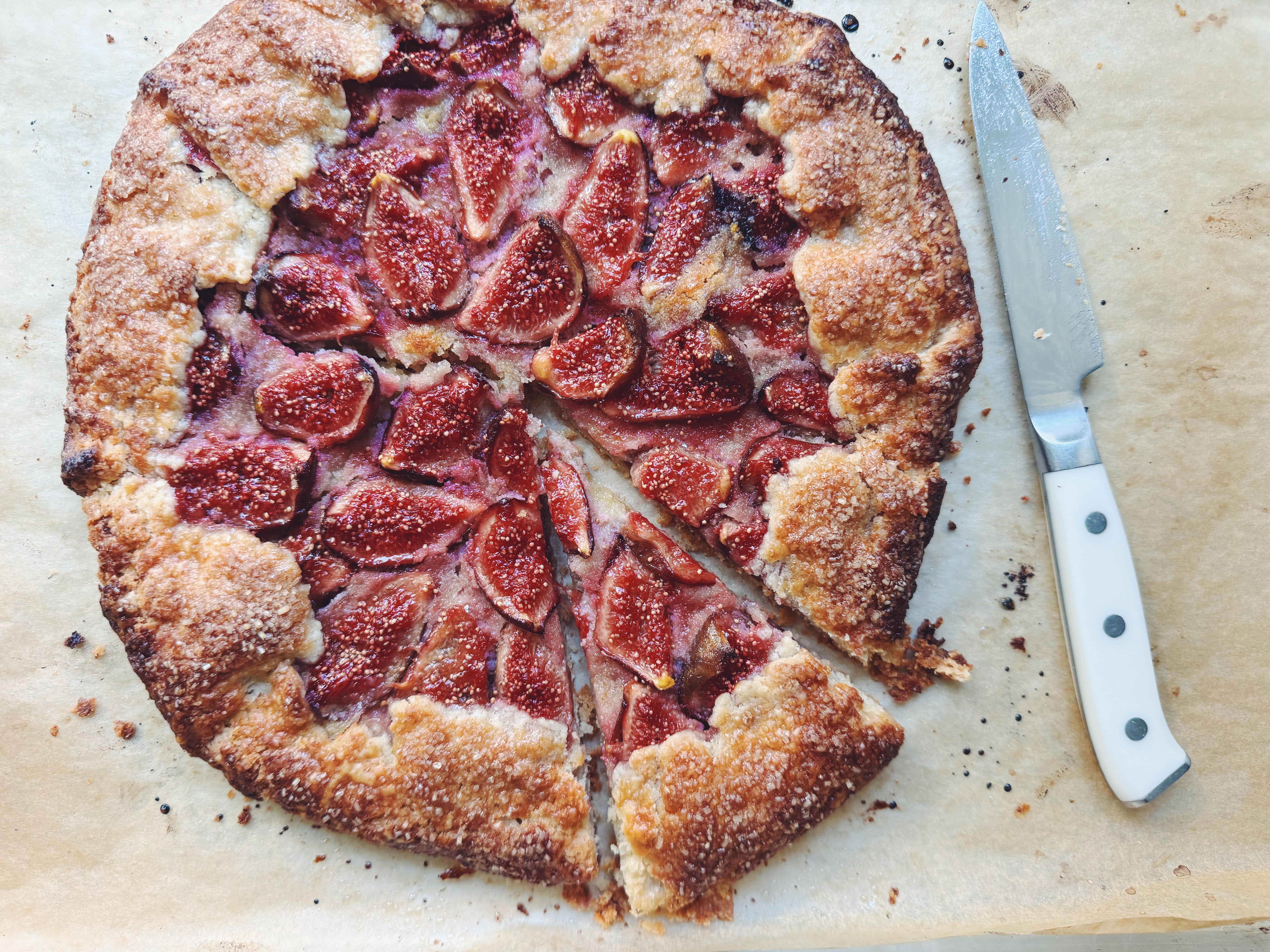 Free-Form Fig & Frangipane Tart