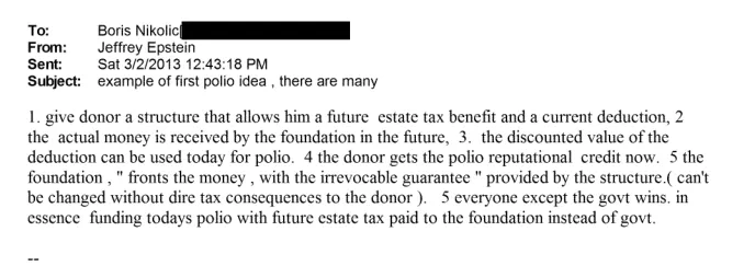 Epstein erhielt sensible militärische Geheimdienstinformationen während der Polio-Kampagne der Gates Foundation in Pakistan