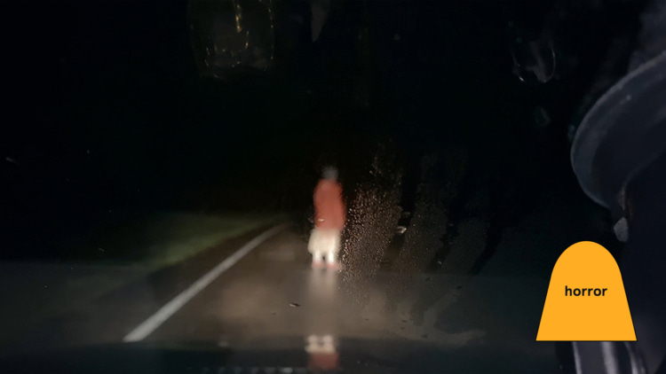 A scene from DASHCAM