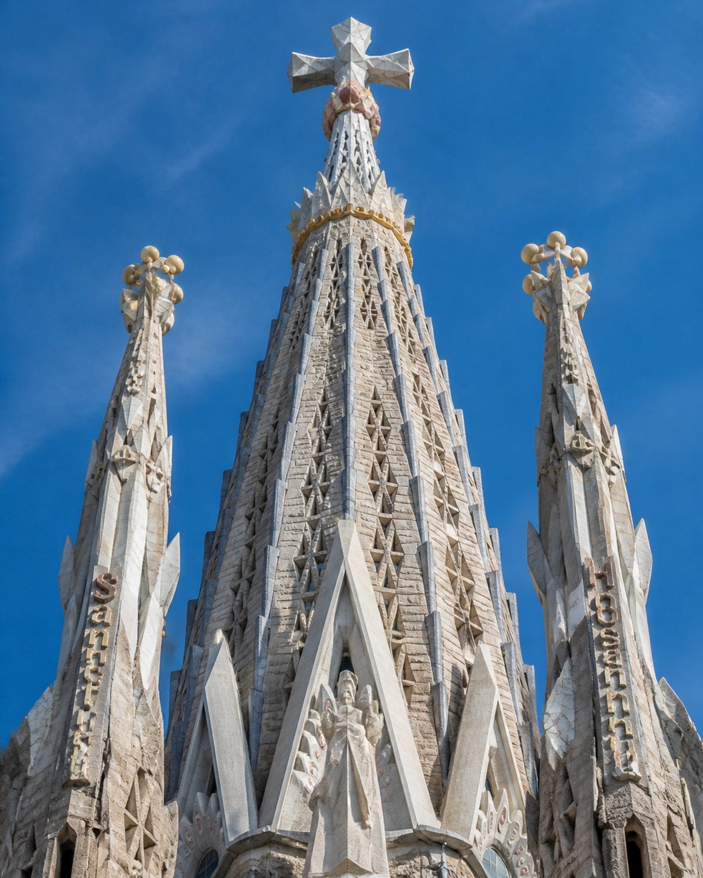 The Tower of Jesus Christ at Sagrada Família rising to the sky, symbolizing the sovereignty of Christ | Dr. Marcus Peter The Tower of Jesus Christ at Sagrada Família rising to the sky, symbolizing the sovereignty of Christ | Dr. Marcus Peter
