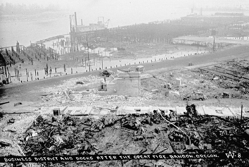 A destroyed building on the side of a road

Description automatically generated