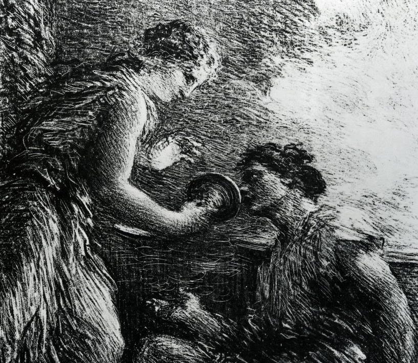 Sieglinde and Siegmund, Scene from Wagner
