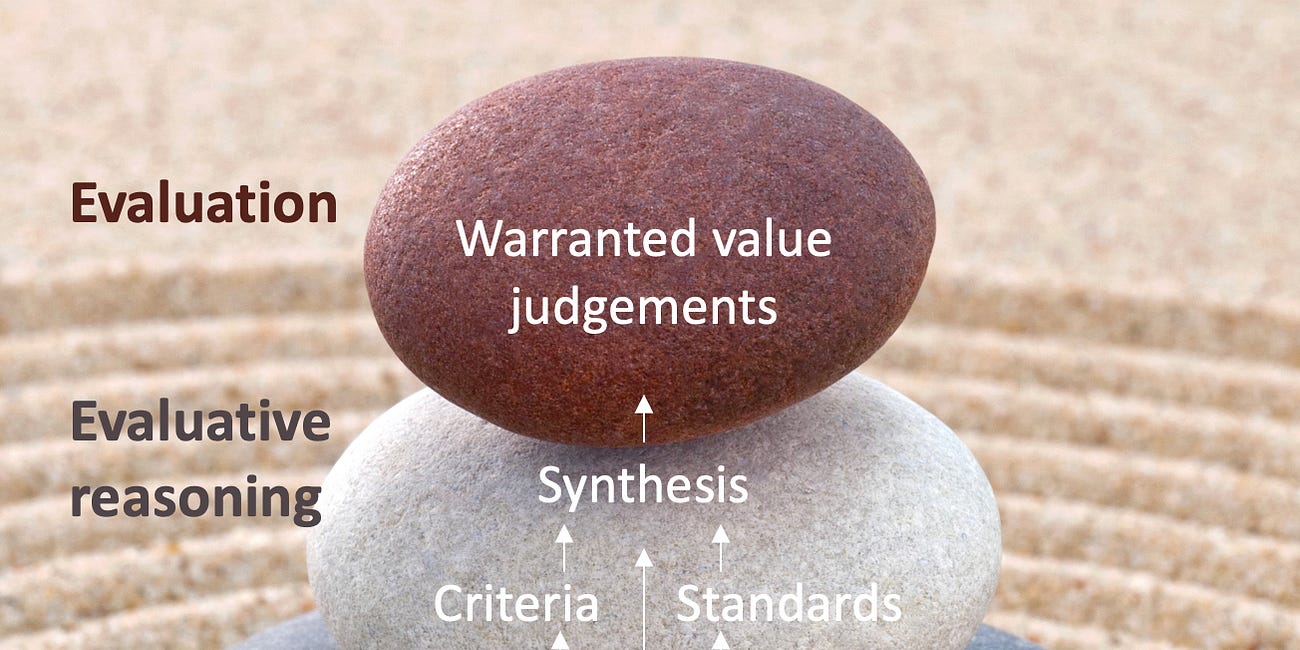 Evaluative thinking