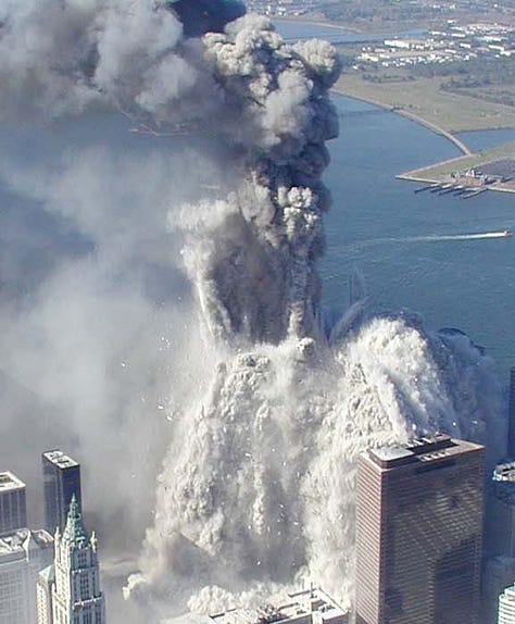 buildings turning to dust