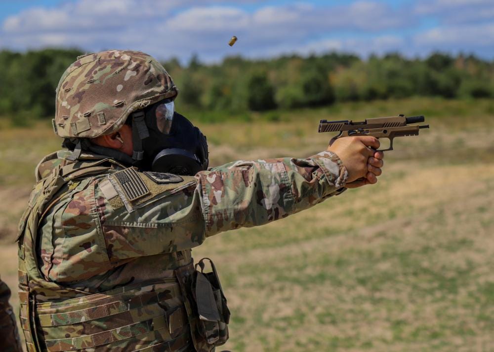 V Corps Conducts M17 CBRN weapons qualification