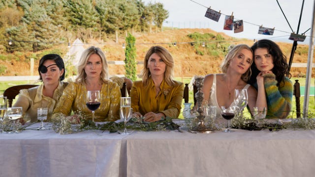 “Bad Sisters” stars Sarah Greene, Eva Birthistle, Sharon Horgan, Anne-Marie Duff and Eve Hewson (left to right)