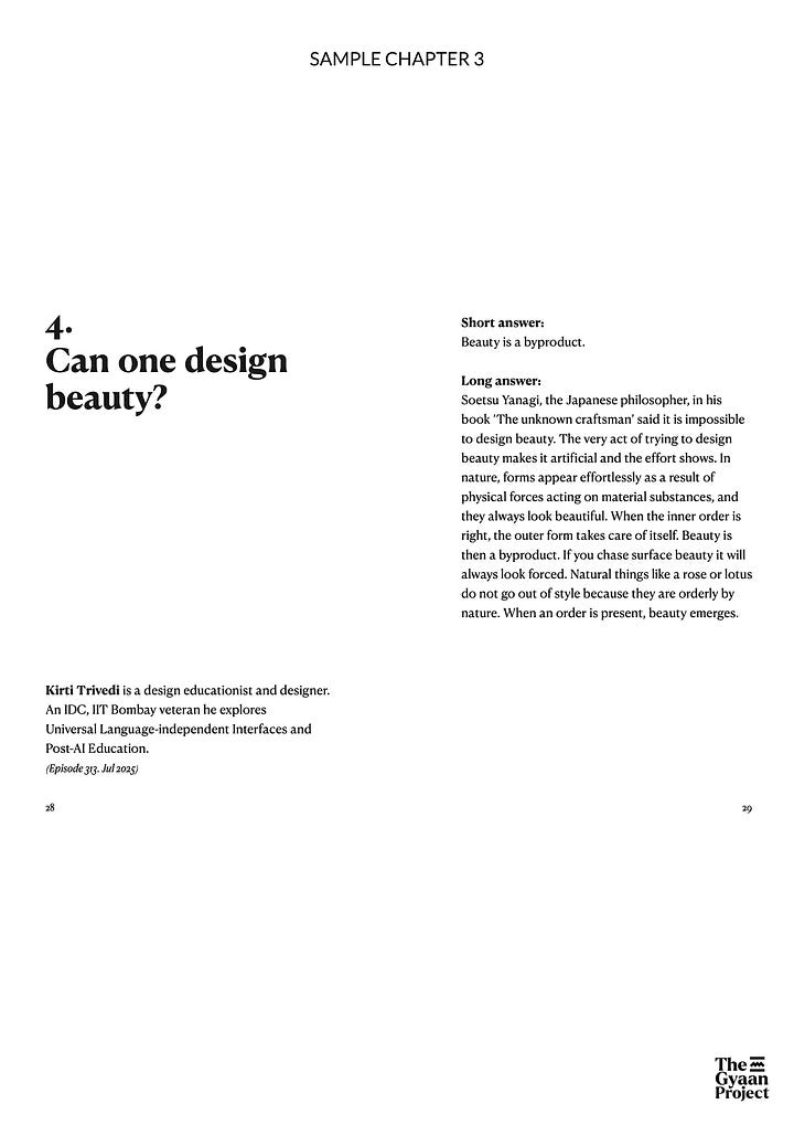 The Design in Everything - Sample Chapters