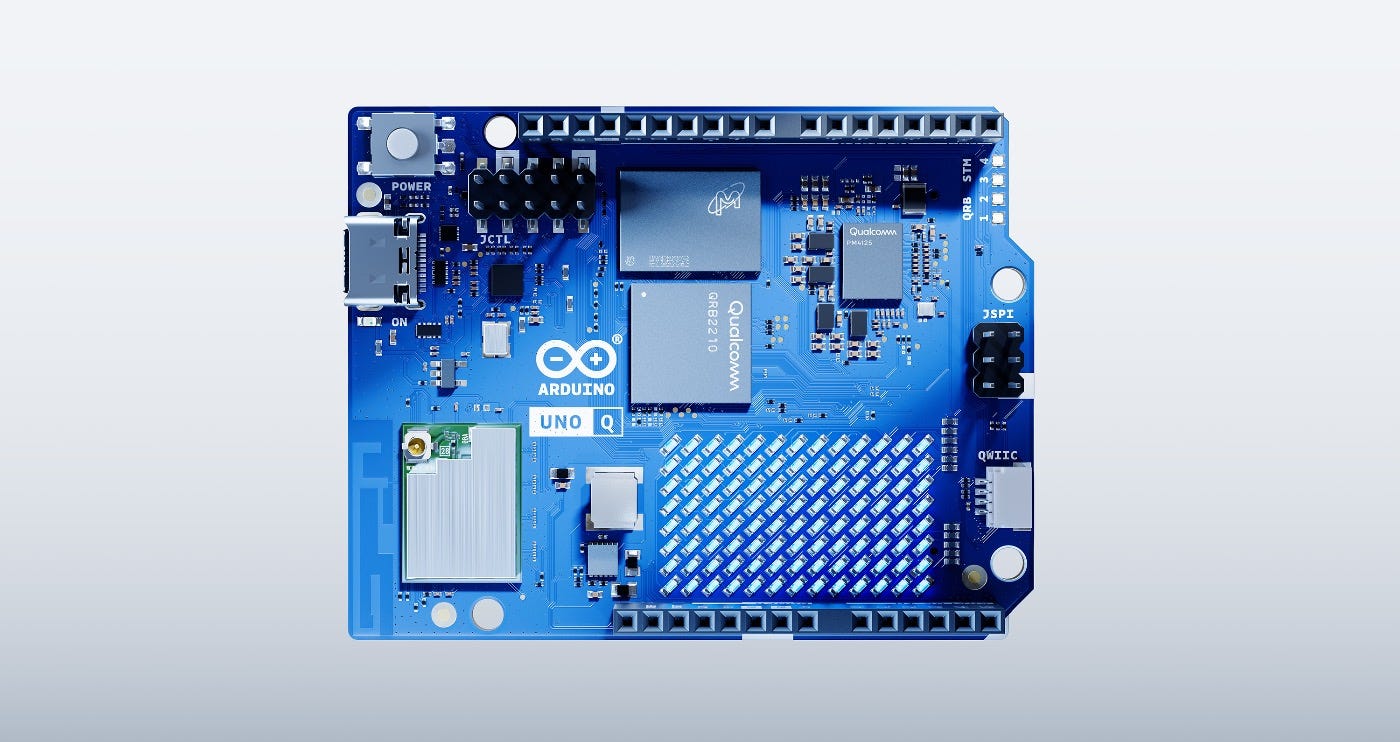 Arduino Uno Q SBC microcontroller board