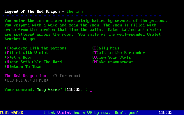 Download Legend of the Red Dragon - My Abandonware