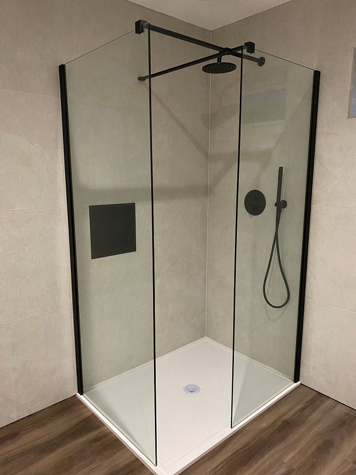 shower enclosure installation