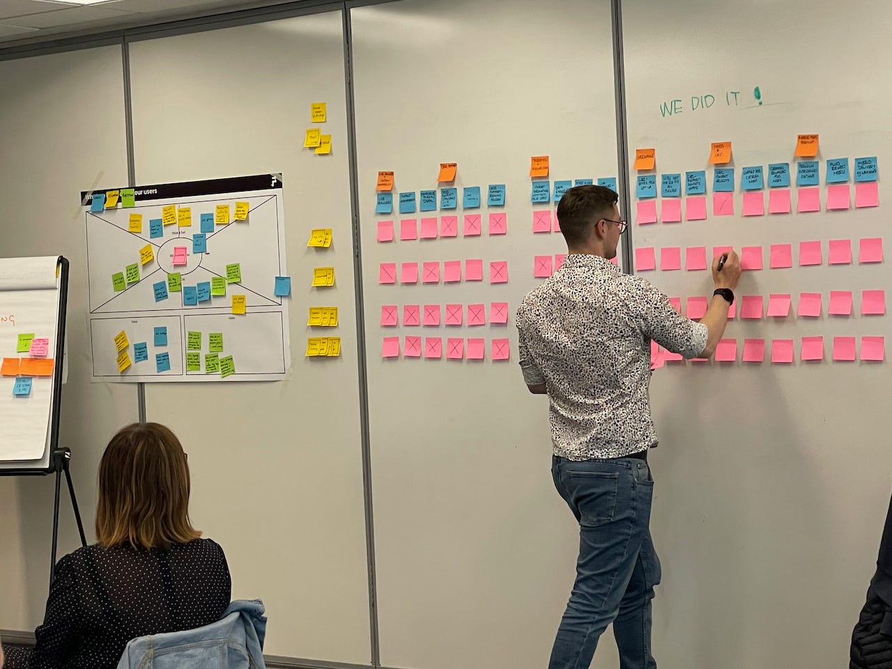 John facilitating a prioritisation session with clients