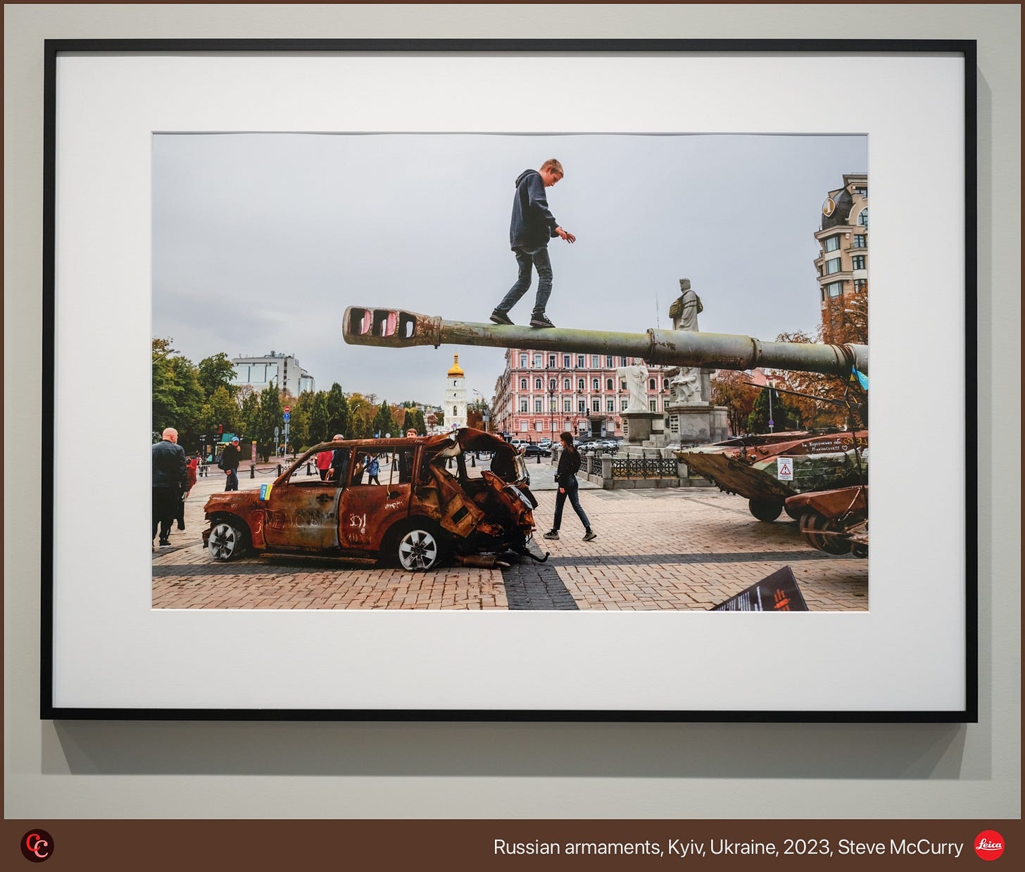 Russian armaments, Kyiv, Ukraine, 2023, Steve McCurry Russian armaments, Kyiv, Ukraine, 2023, Steve McCurry