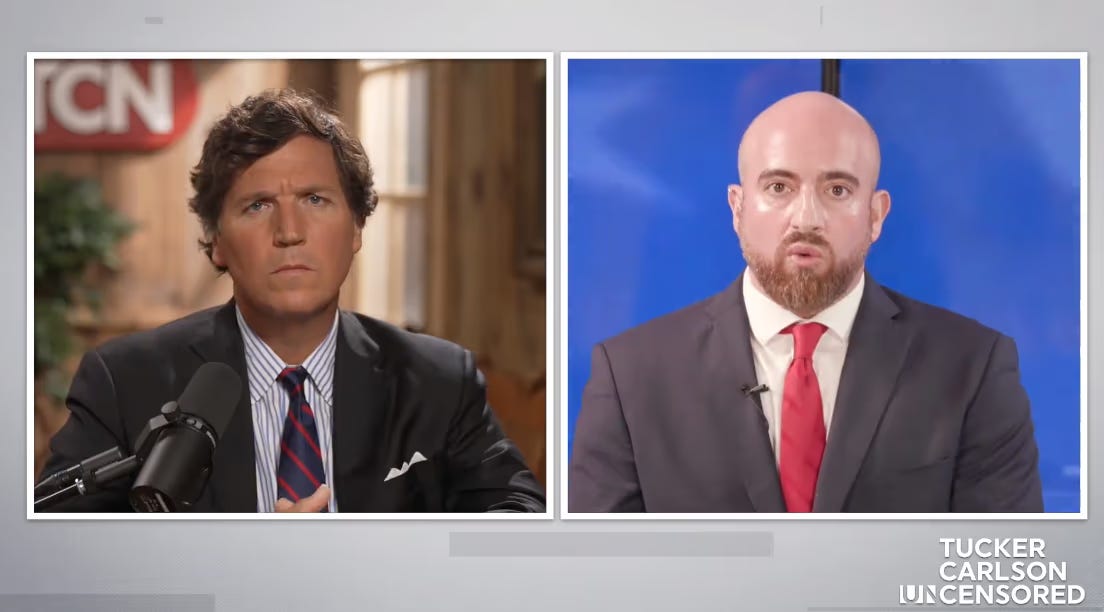 Tucker Carlson wawancara dengan Mike Benz