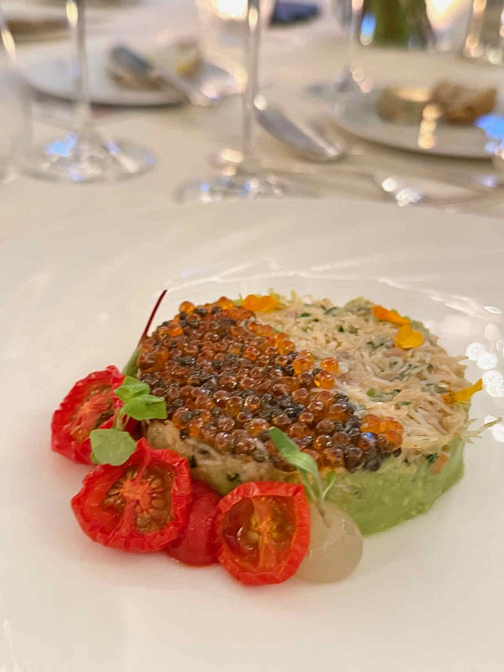 Two dishes featuring tomatoes