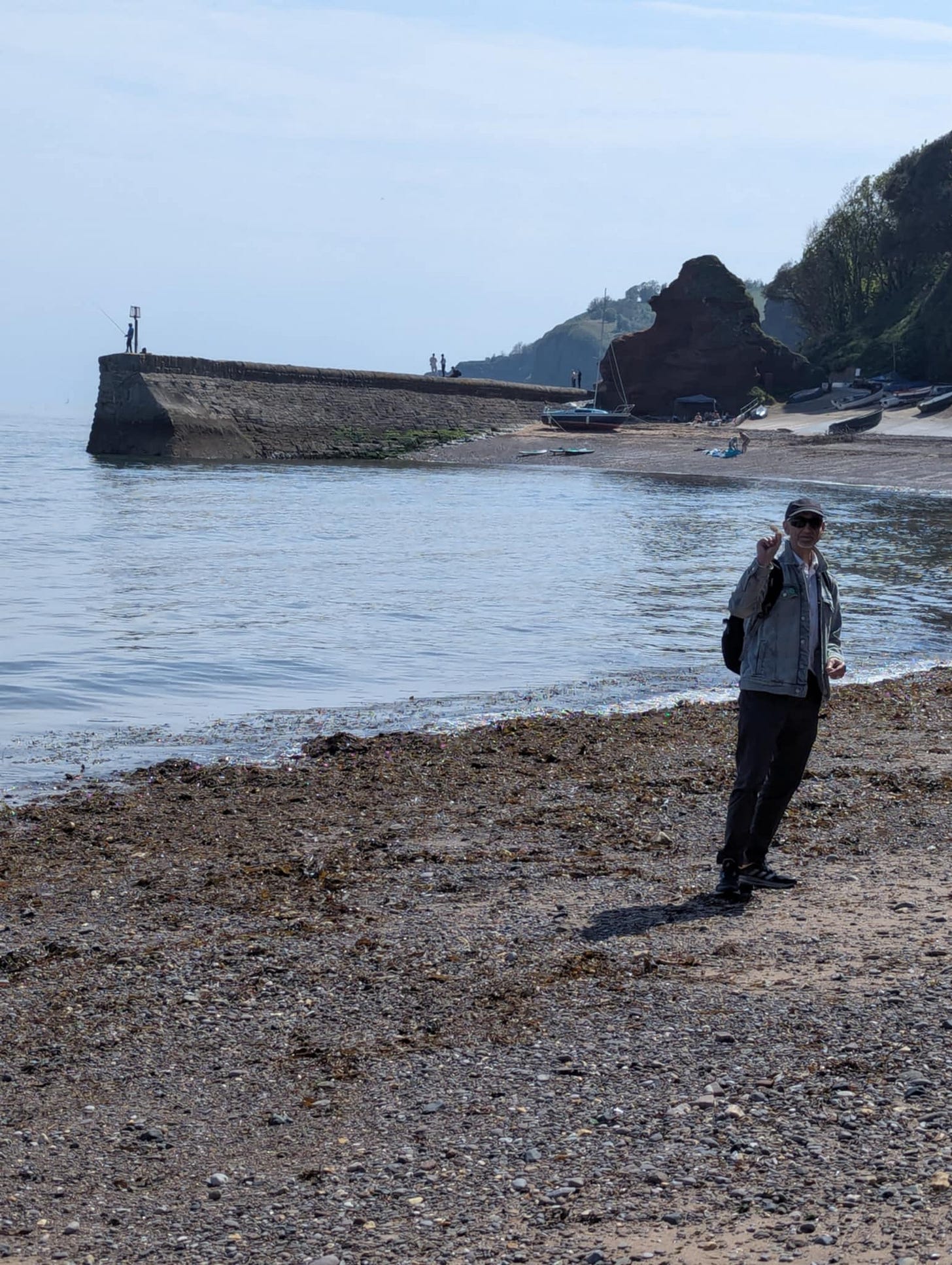 Me on the beach at Dawlish