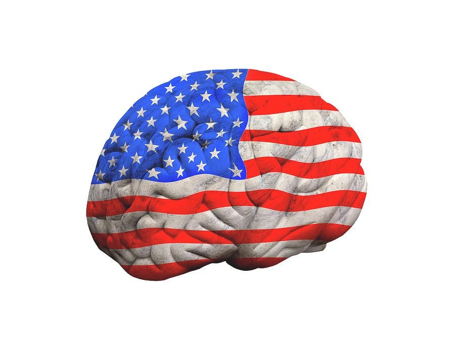 American Brain Photograph by Victor De Schwanberg/science Photo Library
