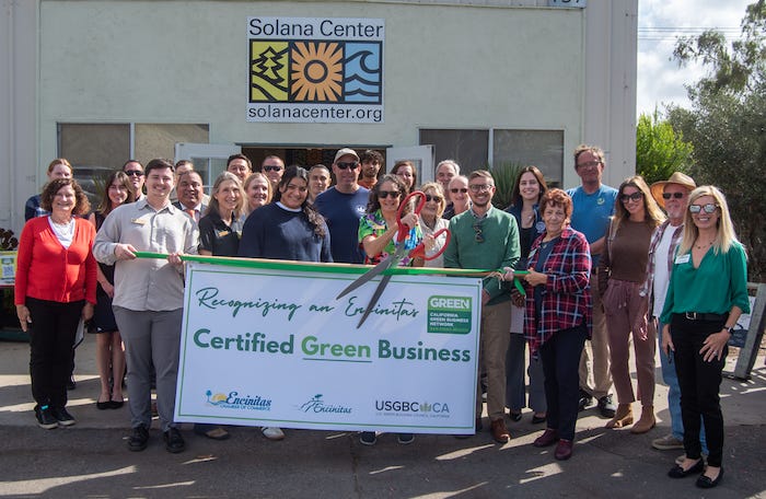 The Encinitas Chamber of Commerce encourages businesses to join the California Green Business Network’s Certification Program. Courtesy photo The Encinitas Chamber of Commerce encourages businesses to join the California Green Business Network’s Certification Program. Courtesy photo