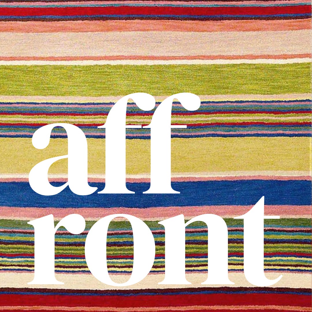Substack profile picture for @affront