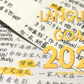 🎯 2024 Language Goals & Current Levels