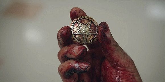 Walker Trey fingering James bloody badge 2.08. Walker Trey fingering James bloody badge 2.08.