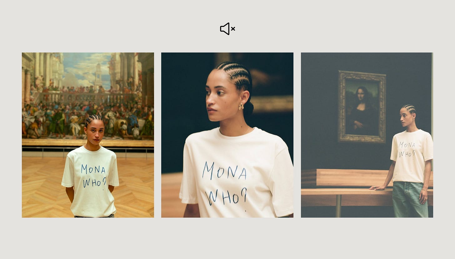 Colección de Thomas Lelu con el Louvre: camiseta Mona Who? Colección de Thomas Lelu con el Louvre: camiseta Mona Who?