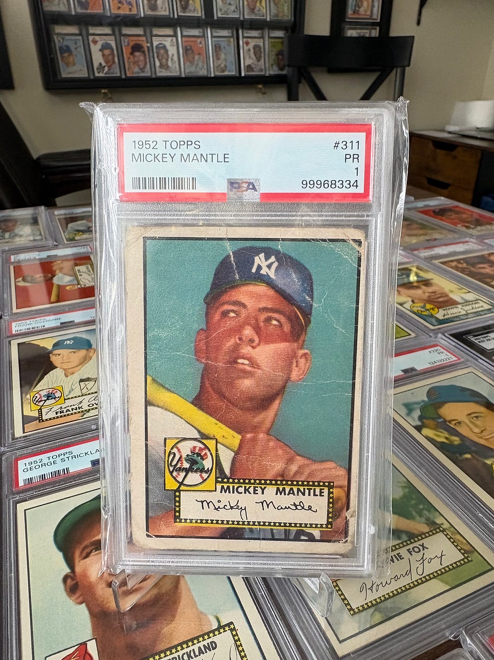 1952 Topps Set Break (#1-311) 52 GRADED Cards, Low Grade - Mid Grade Set Break