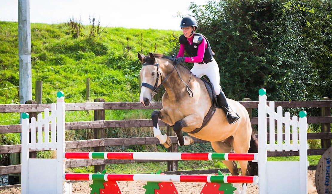 Great camaraderie and sportsmanship at Hagans Croft Jump Mix