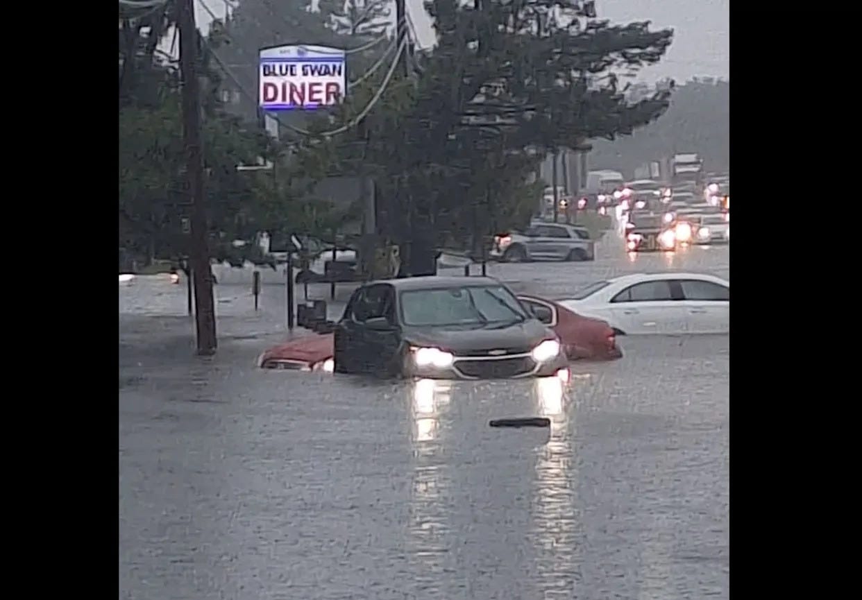 Heavy rain, flash flooding in N.J. sparks numerous water rescues near Jersey  Shore