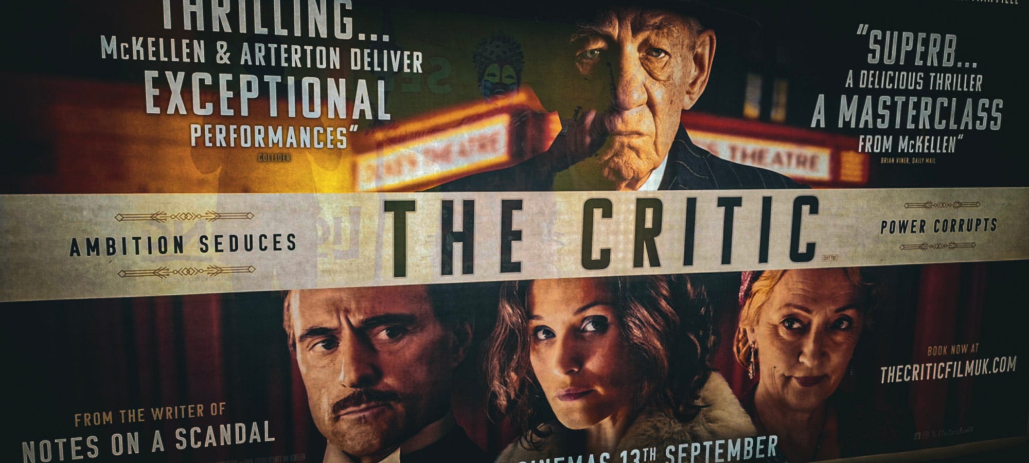 A London Underground advertisement of 'The Critic' film. Looks like we're all in this movie. A London Underground advertisement of 'The Critic' film. Looks like we're all in this movie.