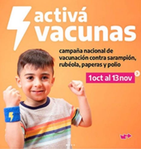 A poster of a child raising his fists

Description automatically generated
