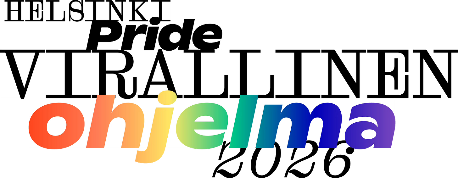 Logo, Helsinki Pride virallinen ohjelma Logo, Helsinki Pride virallinen ohjelma